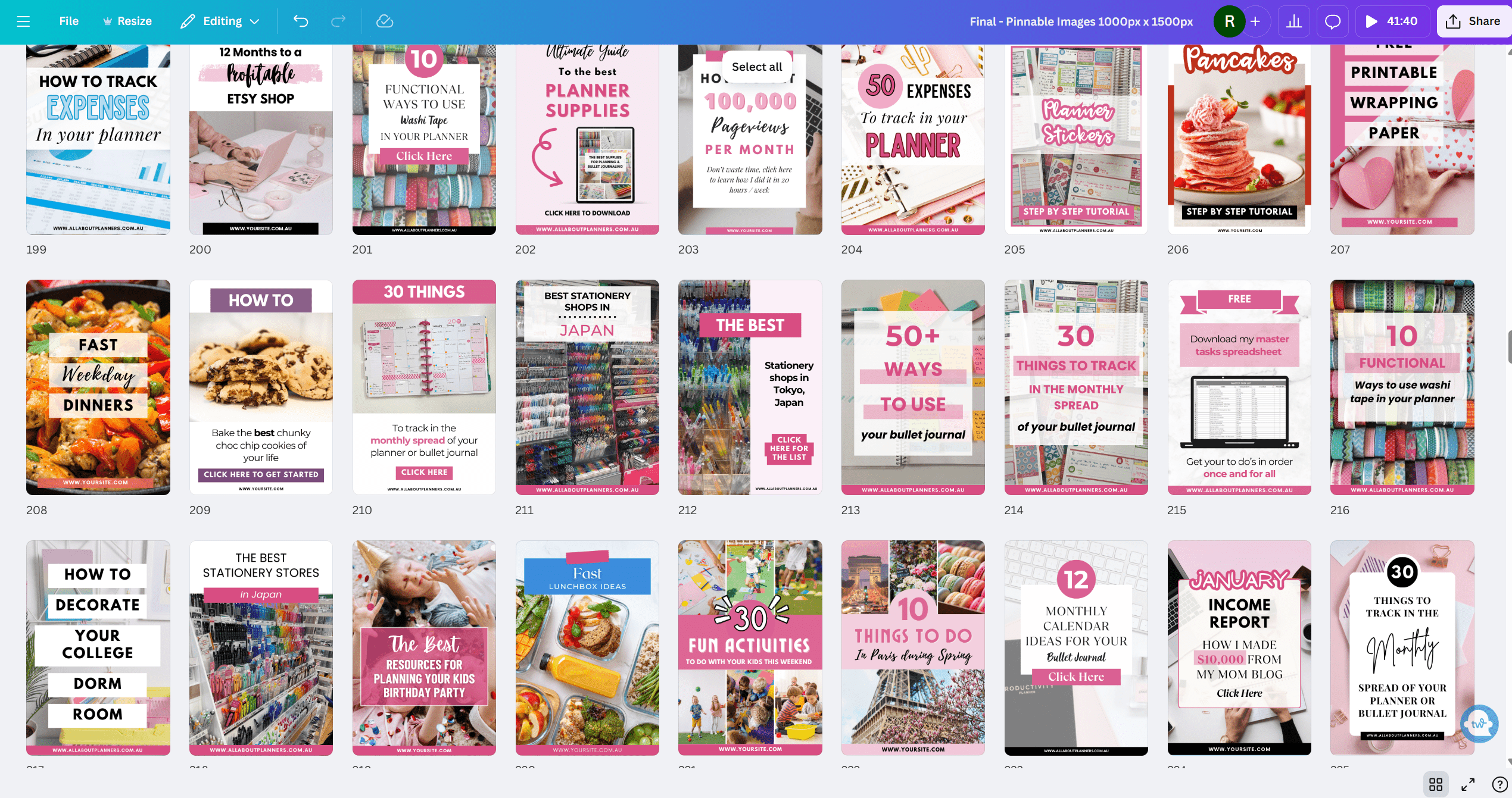 Guide to using Pinterest Pin templates in Canva and how to make them stand out – All About Planners