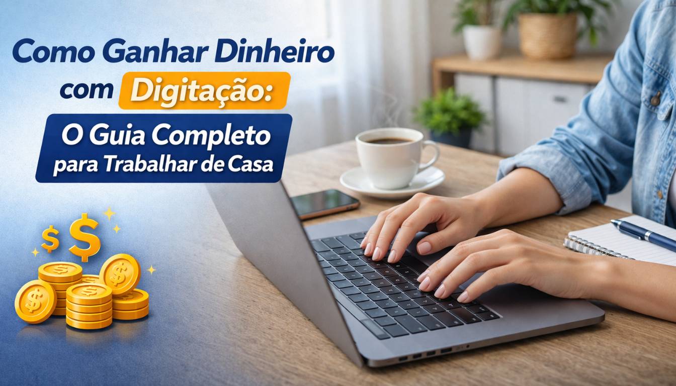 Quer saber como ganhar dinheiro com digitação em 2026? Descubra os melhores sites, dicas de transcrição e como faturar renda extra trabalhando em casa.