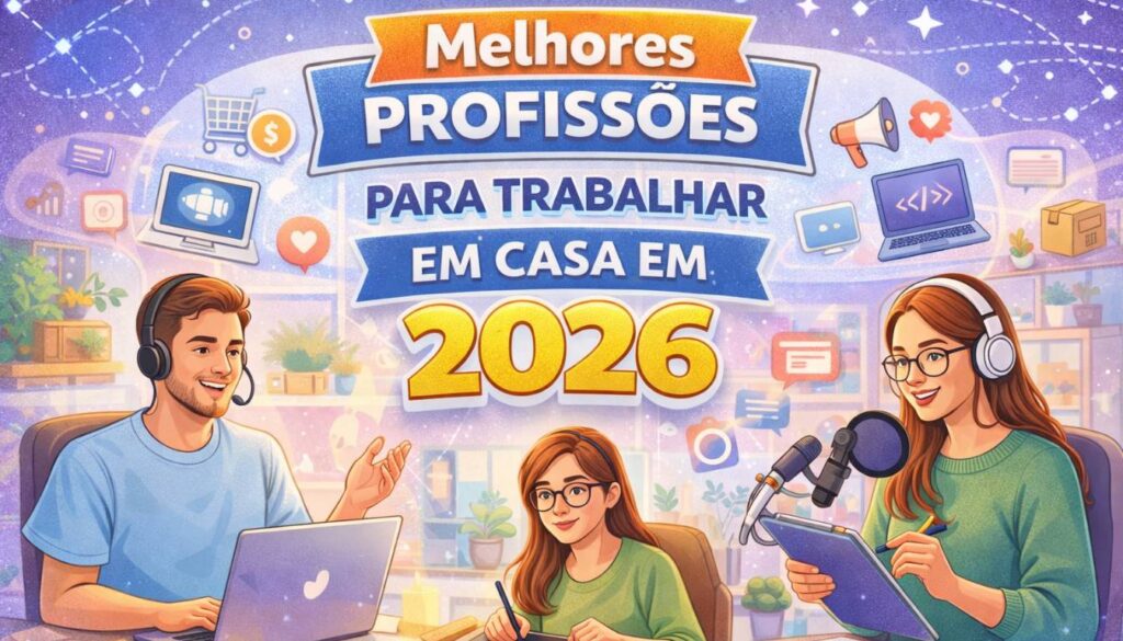 Melhores Profissões para Trabalhar em Casa 2026
